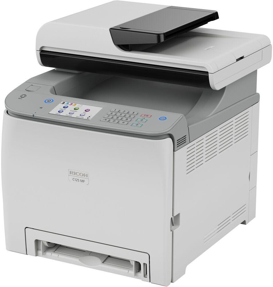 Refurbished RICOH C125 MF Color Laser Multifunction Printer - Reebelo US