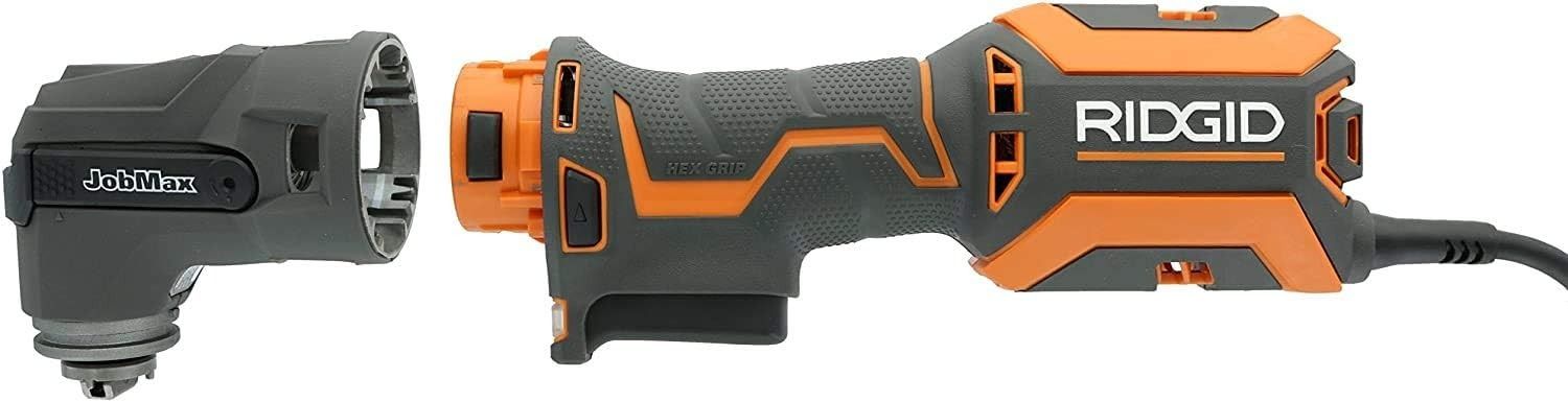 Refurbished Ridgid R28602 JobMax 4 Amp Corded Multi Tool with Replaceable Head - Reebelo US