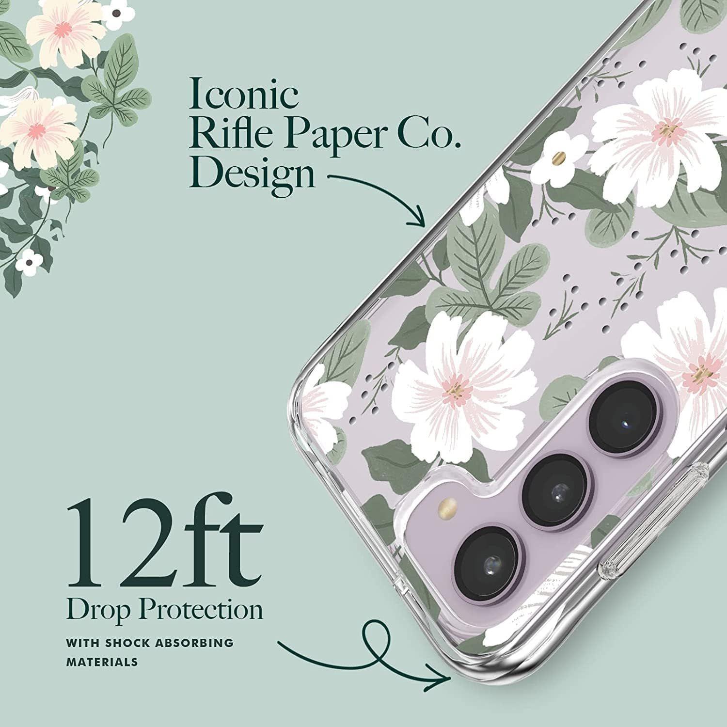 Refurbished Rifle Paper Co. Floral Phone Case for Samsung Galaxy S23 Plus - Reebelo US