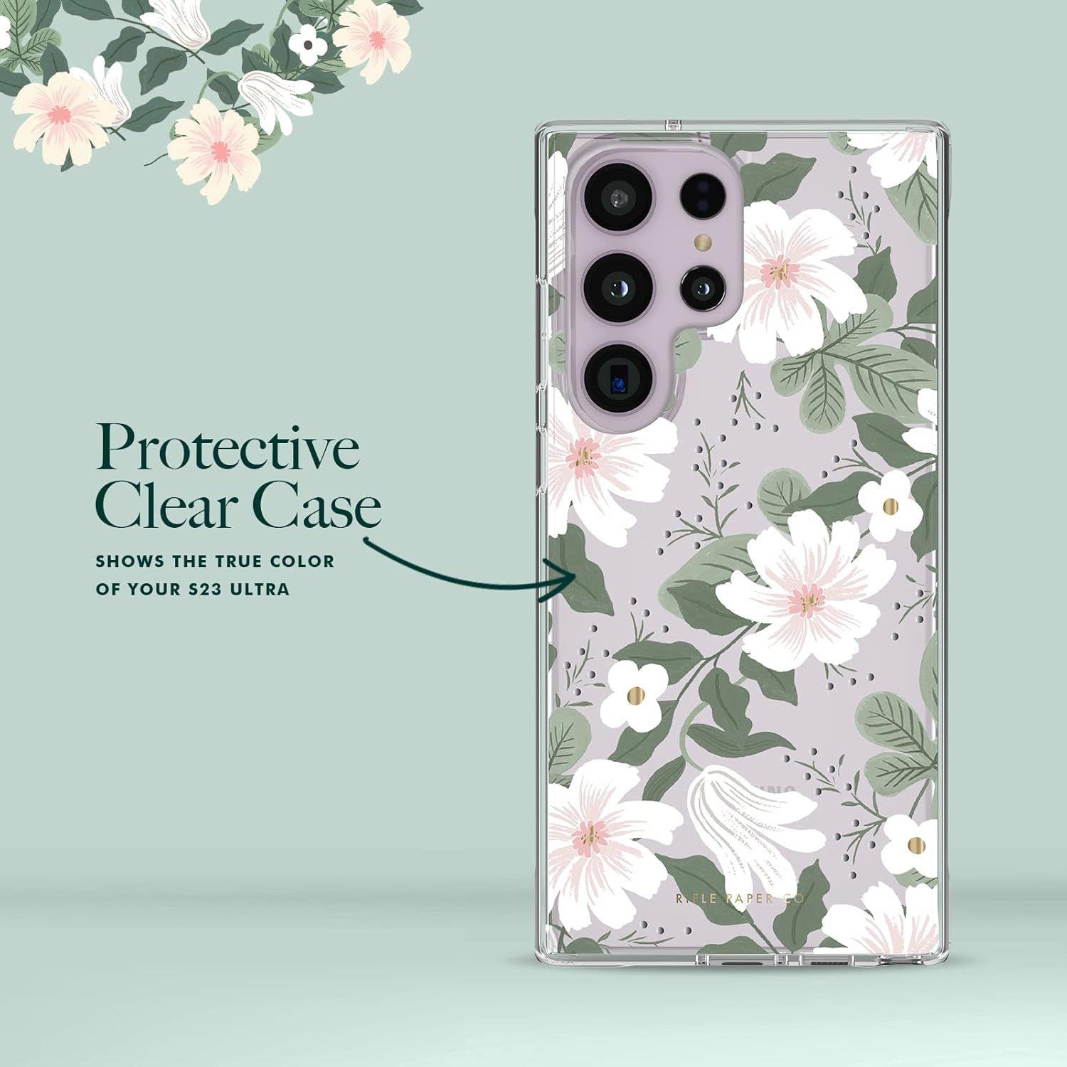 Refurbished Rifle Paper Co. Floral Phone Case for Samsung Galaxy S23 Ultra - Reebelo US