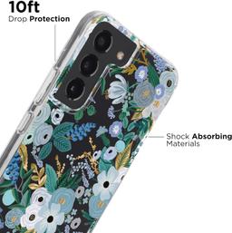 Refurbished Rifle Paper Co. Floral Phone Case with Antimicrobial for Samsung Galaxy S22 - Reebelo US
