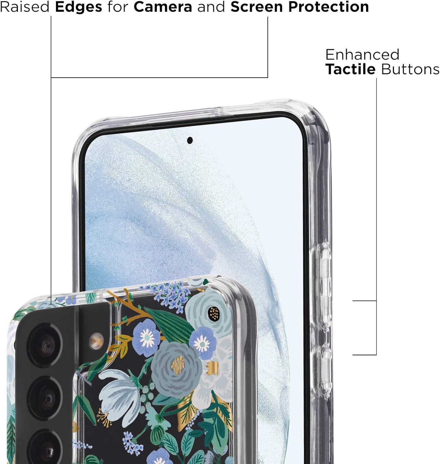 Refurbished Rifle Paper Co. Floral Phone Case with Antimicrobial for Samsung Galaxy S22 - Reebelo US
