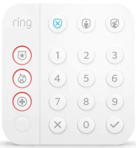 Ring Alarm Keypad w/Adapter (2nd Gen) - White