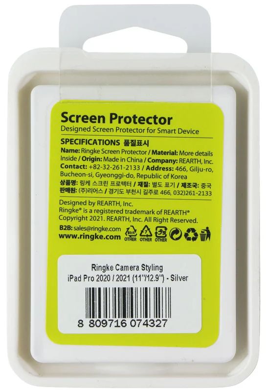 Ringke Camera Styling Lens Protector for iPad Pro (2020) 11-inch / 12.9-inch - Reebelo US