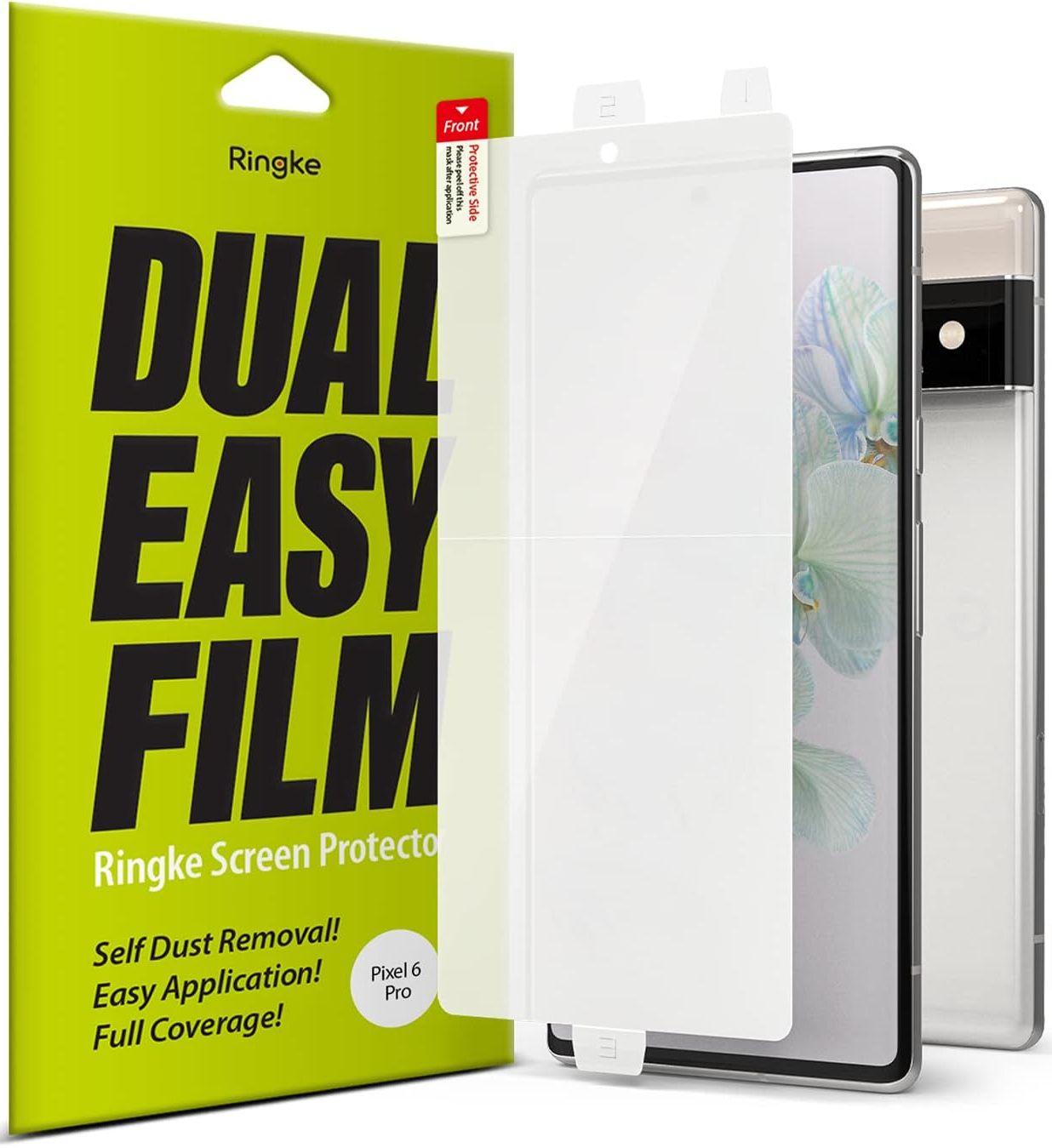 Ringke Dual Easy Film Screen Protector for Google Pixel 6 Pro (2 Pack)