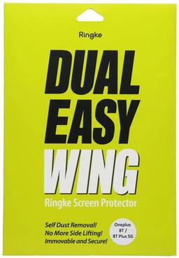 Ringke Dual Easy Wing Screen Protector for Oneplus 8T / 8T Plus 5G (2 Pack) - Reebelo US