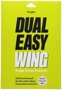 Ringke Dual Easy Wing Screen Protector for Xiaomi Poco X3 NFC (2 Pack) - Reebelo US