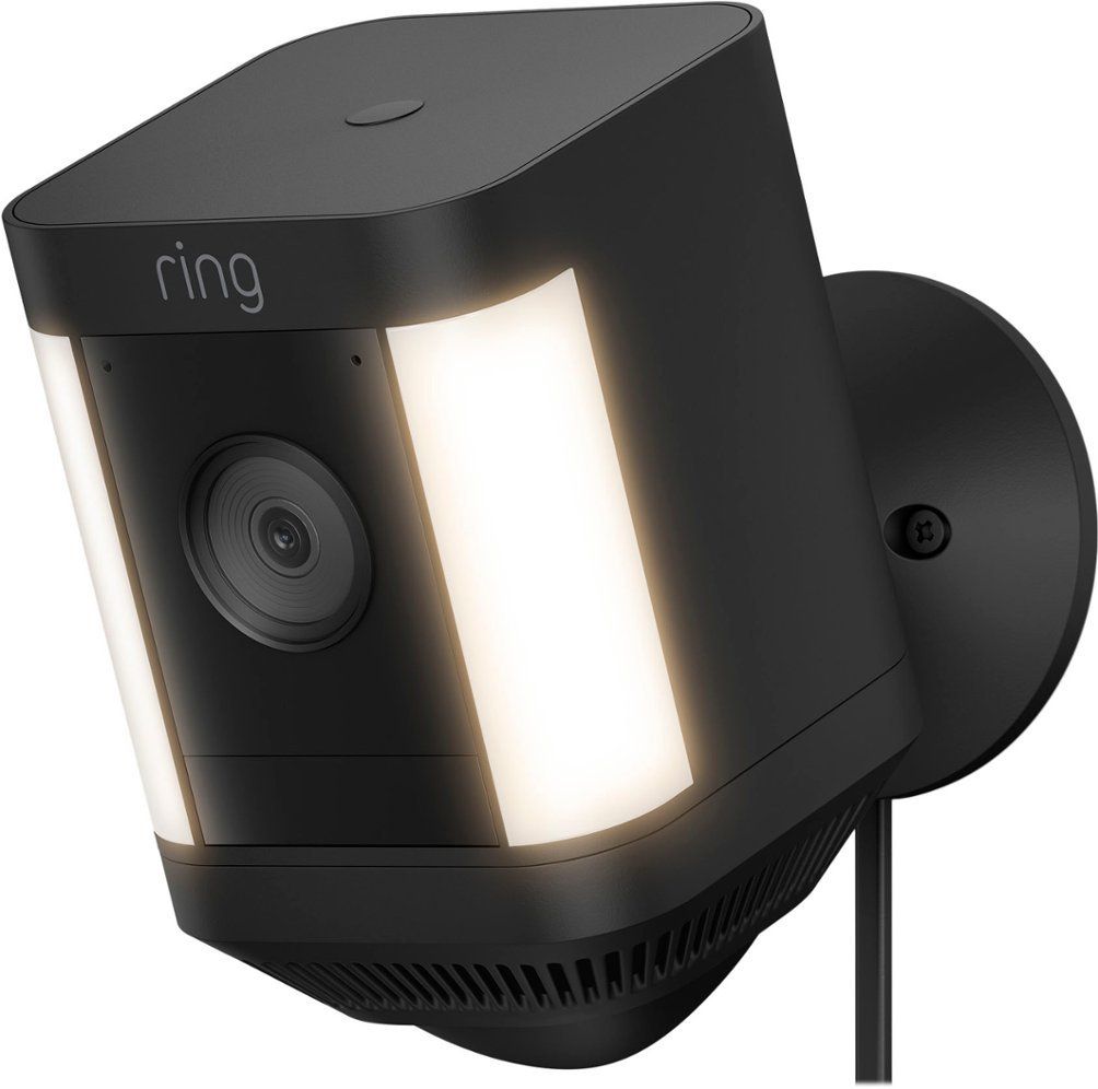 Refurbished Ring Spotlight Cam Plus Outdoor/Indoor 1080p Plug-In Camera - Reebelo US