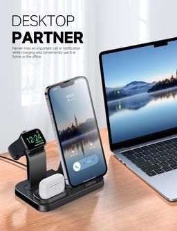 Refurbished RJR Updated 3 in 1 Charging Station for Apple Devices - Reebelo US