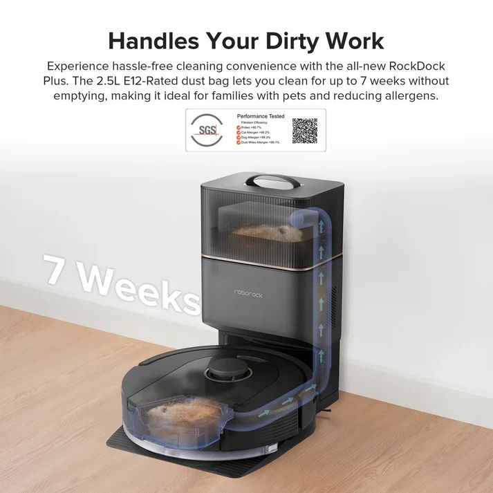 Refurbished Roborock Q5 Pro+ Robot Vacuum and Mop - Reebelo US