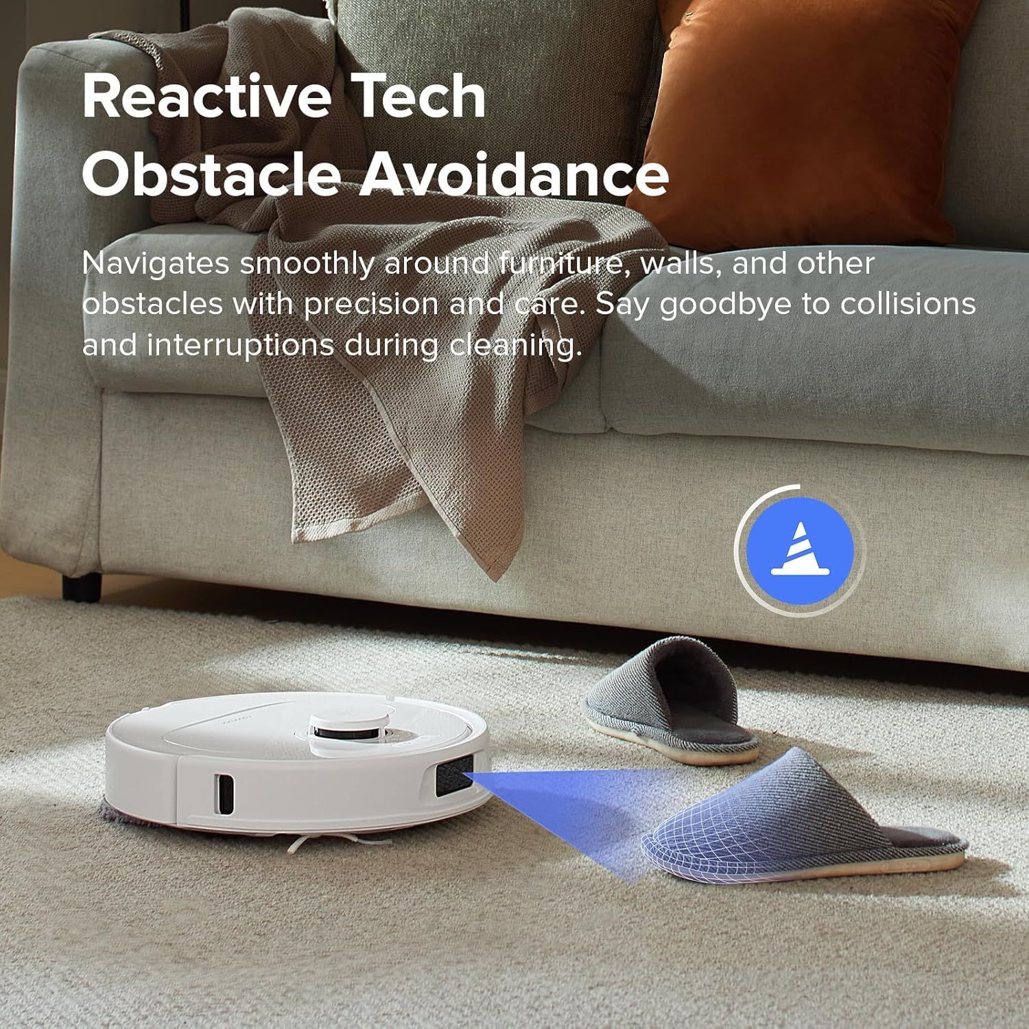 Refurbished Roborock Qrevo S Robotic Vacuum Cleaner - Reebelo US
