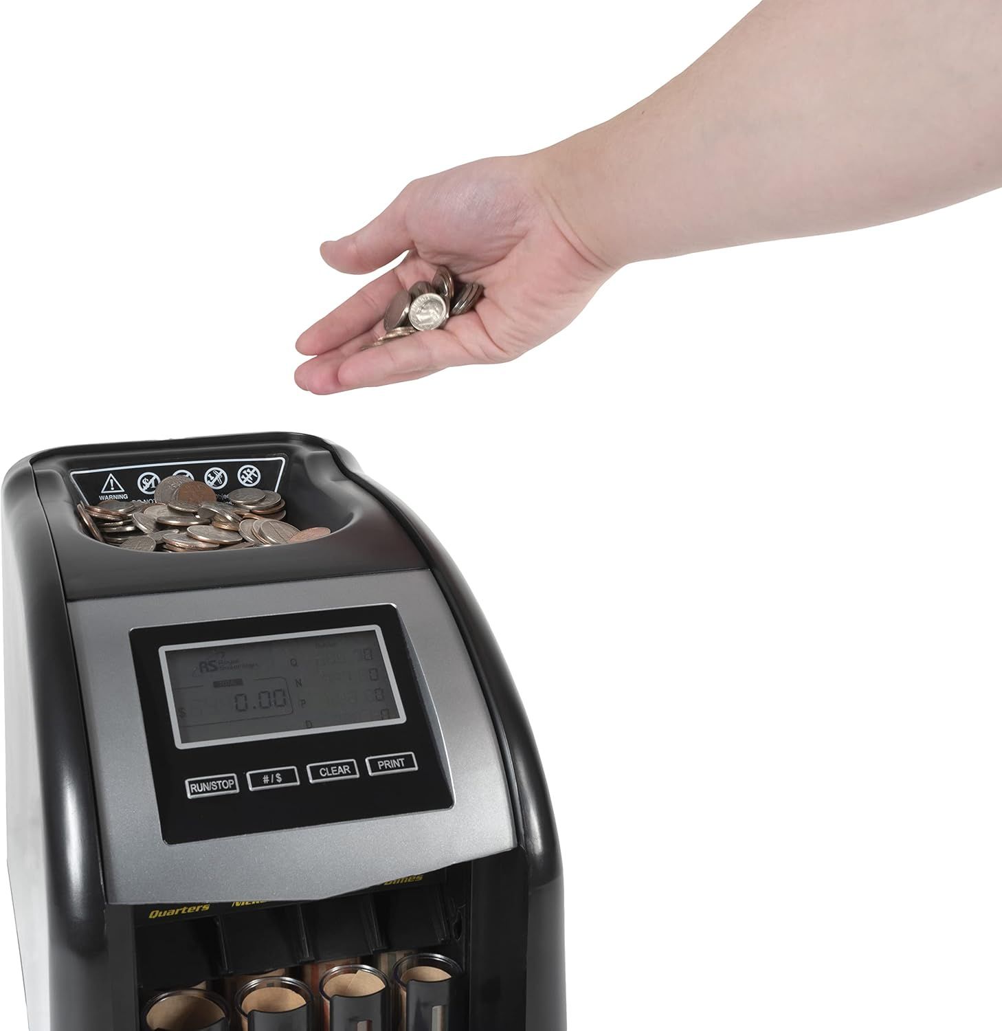 Refurbished Royal Sovereign Digital 4-Row Electric Coin Sorter - Reebelo US