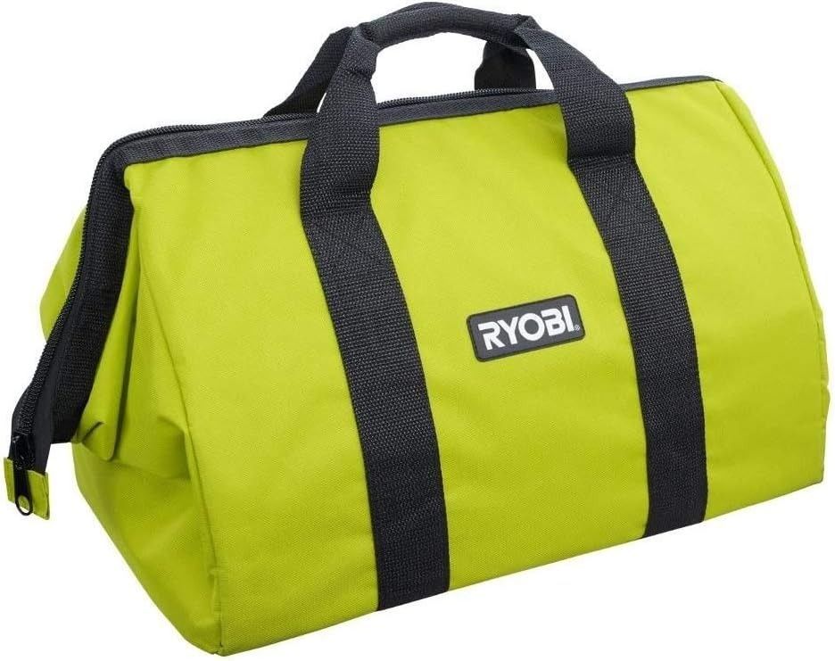 Refurbished RYOBI Contractors Heavy Duty Green Tool Bag - Reebelo US