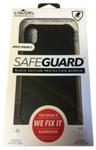 Safe Guard Protection Phone Case with Screen Protector for iPhone X - Black