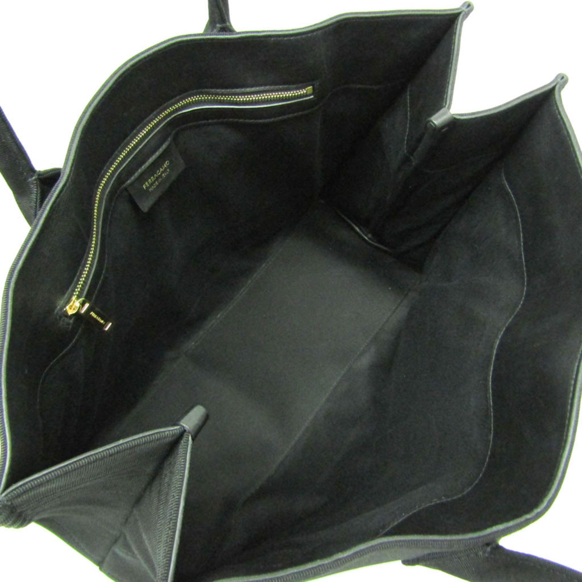 Refurbished Salvatore Ferragamo Canvas Tote Bag - Reebelo US