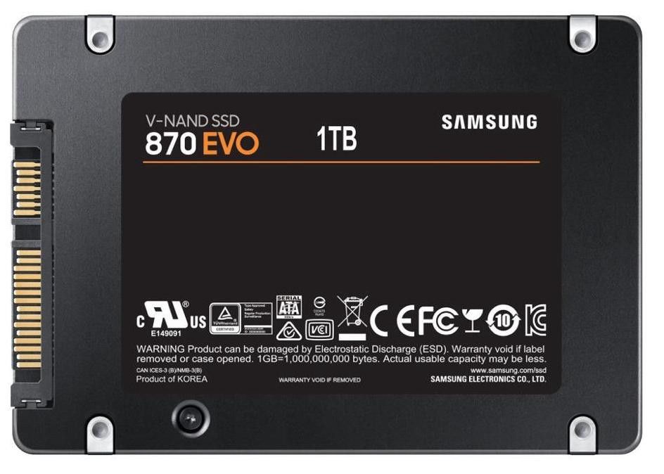 Refurbished Samsung 870 EVO SATA III 2.5" Internal SSD - Reebelo US