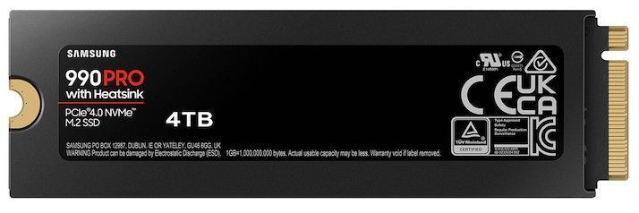 Refurbished Samsung 990 PRO with Heatsink PCIe 4.0 NVMe Internal SSD - Reebelo US