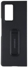 Samsung Aramid Standing Cover Phone Case for Galaxy Z Fold2/Z Fold2 (5G) - Black