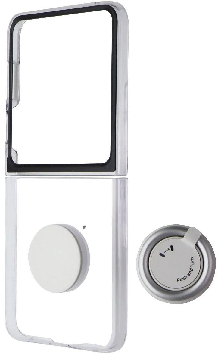 Refurbished Samsung Clear Gadget Phone Case for Galaxy Z Flip5  - Reebelo US