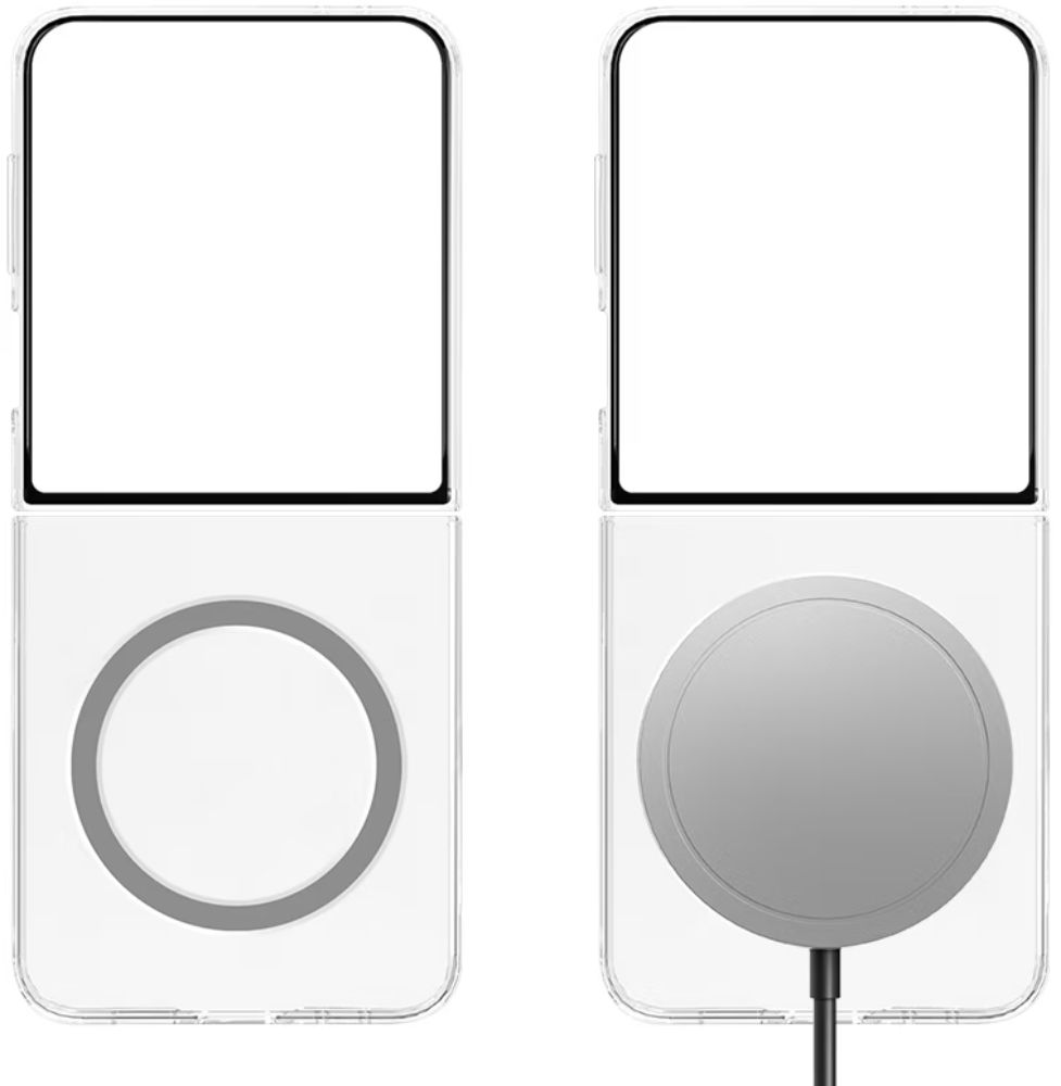 Refurbished Samsung Clear Magnet Phone Case for Samsung Galaxy Z Flip7 - Reebelo US