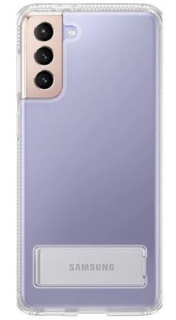 Refurbished Samsung Rugged Clear Standing Phone Cover for Galaxy S21+ - Reebelo US