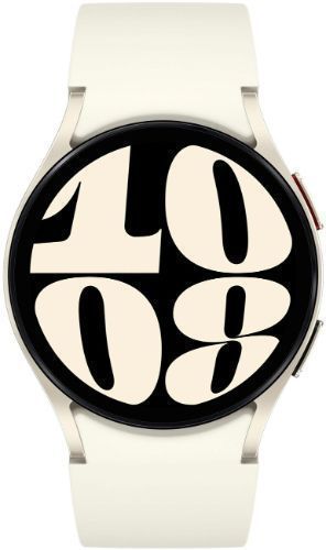 Samsung Galaxy Watch6 (Bluetooth + LTE) - 16GB - 40mm - Cream Aluminum Case with Cream Fluoroelastomer Sports Band