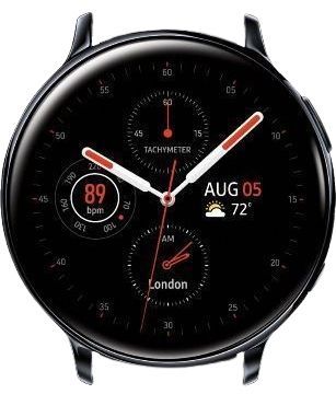 Samsung Galaxy Watch Active2 (No Band) (Bluetooth + LTE) - 4GB - 40mm - Black Stainless Steel Case No Band