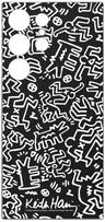Samsung Keith Haring Flipsuit Phone Card for Samsung Galaxy S24+ - Black