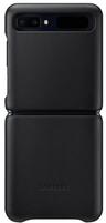 Samsung Leather Phone Case for Samsung Galaxy Z Flip - Black