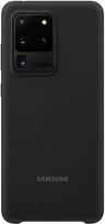 Samsung Silicone Cover Phone Case for Galaxy S20 Ultra - Black