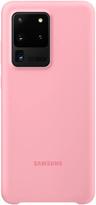 Samsung Silicone Cover Phone Case for Galaxy S20 Ultra - Pink