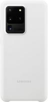Samsung Silicone Cover Phone Case for Galaxy S20 Ultra - White