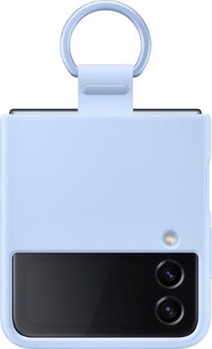Samsung Silicone Phone Cover with Ring for Galaxy Z Flip4 - Reebelo US