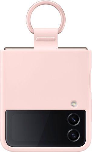 Samsung Silicone Phone Cover with Ring for Galaxy Z Flip4 - Reebelo US