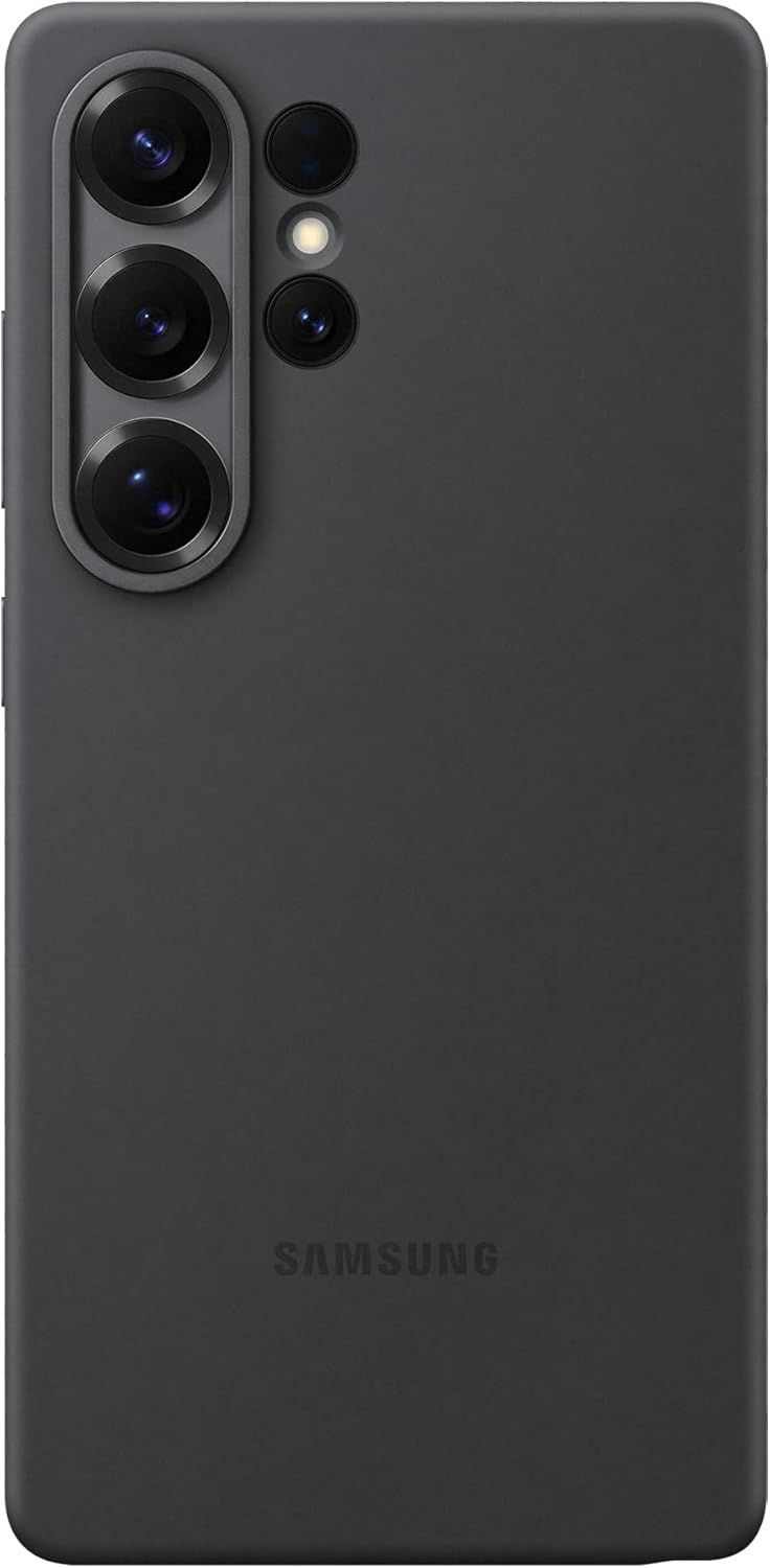 Samsung Silicone Phone Case for Samsung Galaxy S25 Ultra - Black