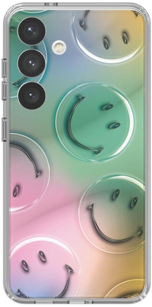 Samsung Smiley Bubble Flipsuit Card Phone Case for Samsung Galaxy S24 - Reebelo US