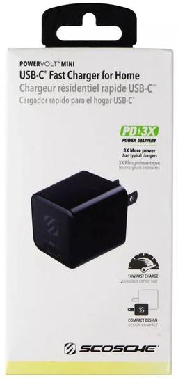 Scosche HPDC8M-SP 18W PowerVolt Mini USB-C Fast Charger - Reebelo US