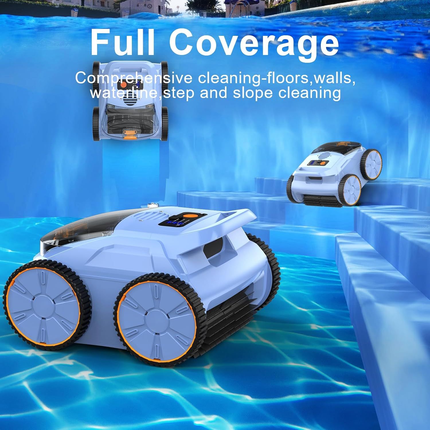 Refurbished Seauto 2025 SAT20 Pool Vacuum - Reebelo US