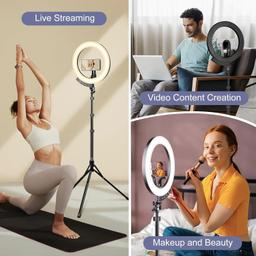 Refurbished Sensyne 12" Ring Light with 62" Tripod Stand - Reebelo US