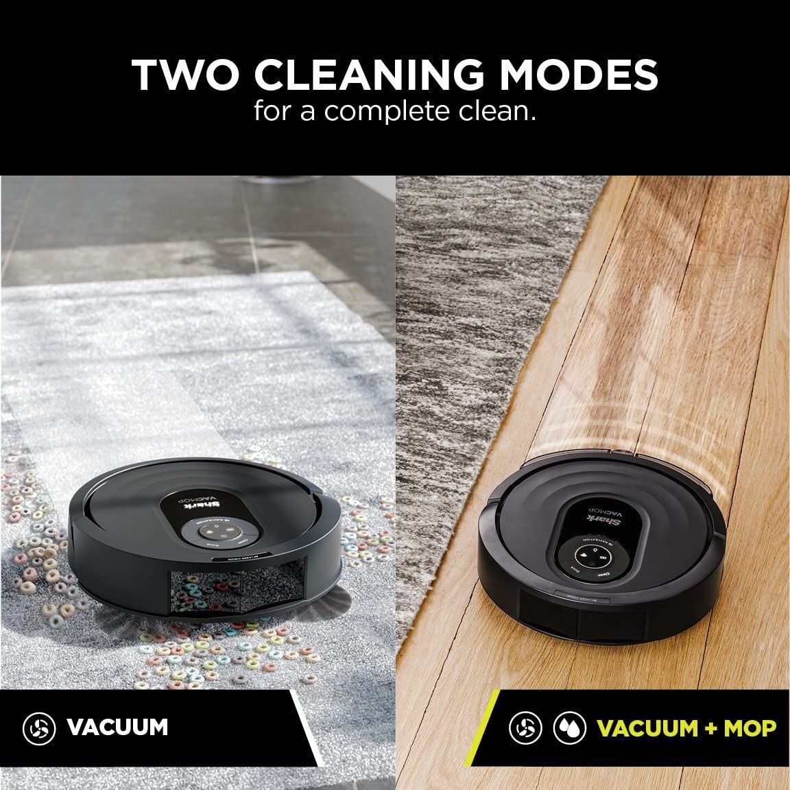 Refurbished Shark RV2001WD AI Robot VACMOP Pro Wi-Fi Vacuum & Mop with LIDAR Navigation - Reebelo US