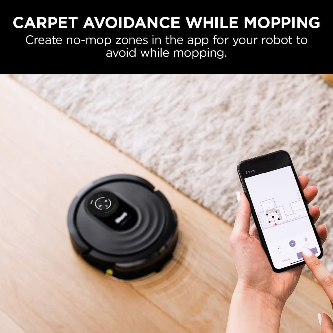 Refurbished Shark RV2001WD AI Robot VACMOP Pro Wi-Fi Vacuum & Mop with LIDAR Navigation - Reebelo US