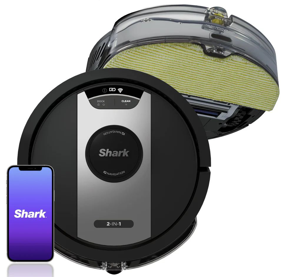 Refurbished Shark RV2400WD IQ 2-in-1 Robot Vacuum & Mop with Matrix Clean Navigation - Reebelo US