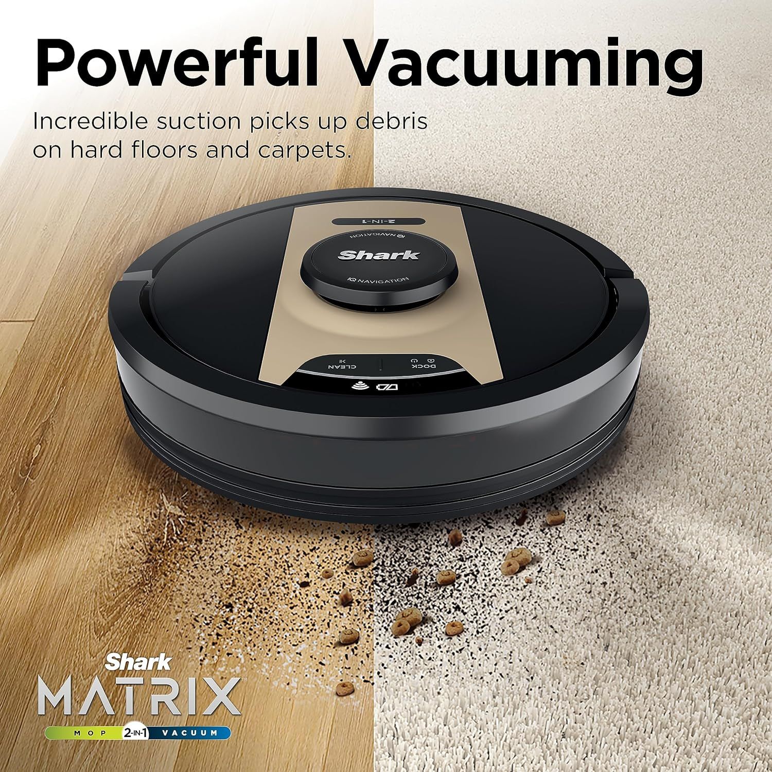 Refurbished Shark RV2410WD IQ 2-in-1 Robot Vacuum and Mop with Row-by-Row Cleaning - Reebelo US