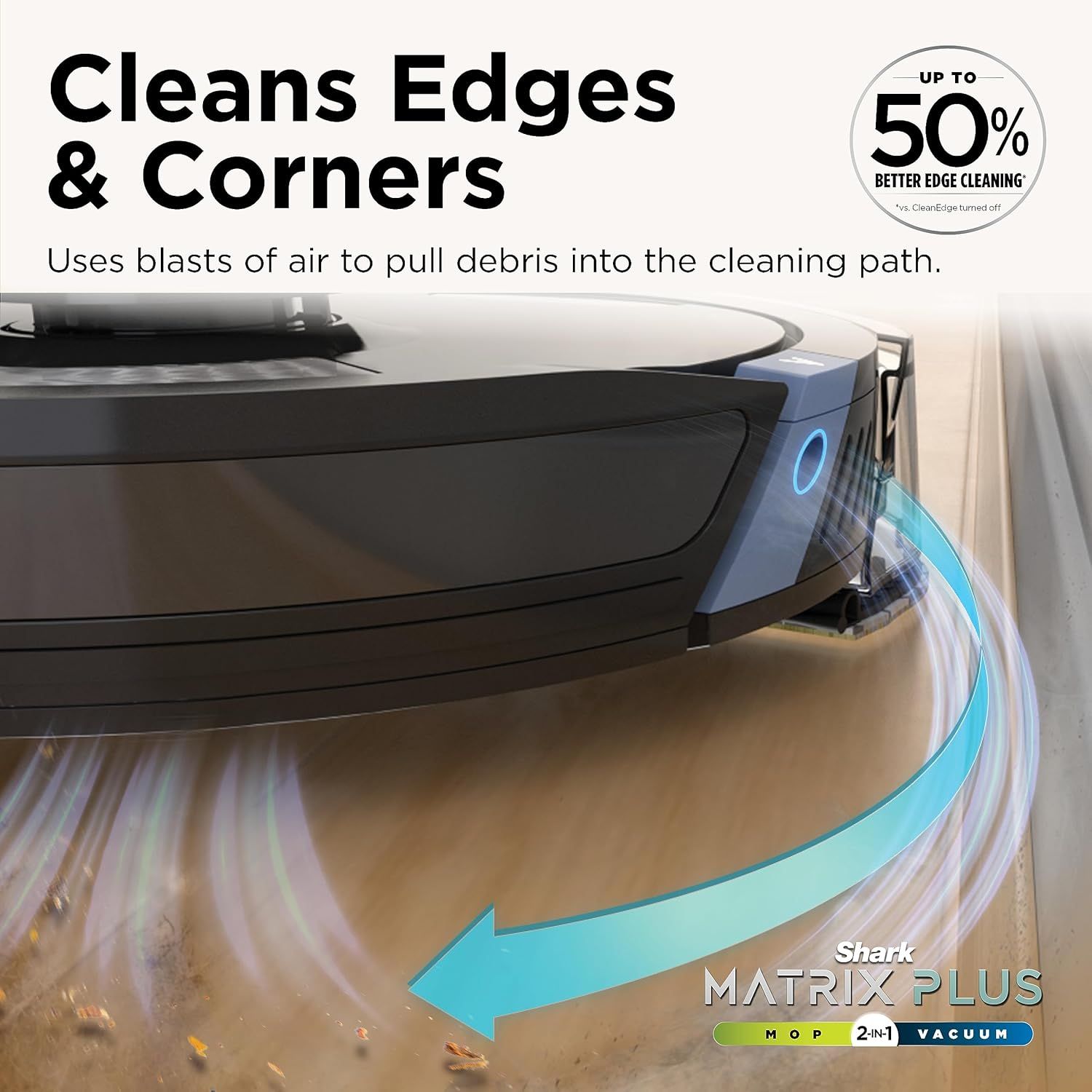 Refurbished Shark RV2610WA Matrix Plus 2-in-1 Robot Vacuum and Mop with XL HEPA Self-Empty Base - Reebelo US