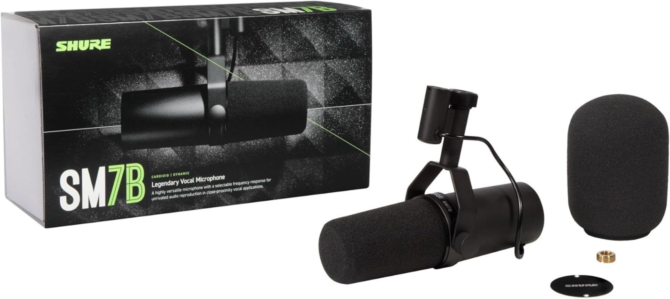 Refurbished Shure SM7B Vocal Dynamic Microphone - Reebelo US