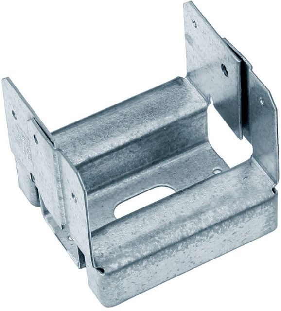 Refurbished Simpson Strong-Tie ABA44Z ZMAX Galvanized 16-Gauge 4x4 Adjustable Post Base - Reebelo US