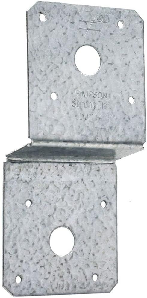 Simpson Strong-Tie DJT14Z DJT 14-Gauge ZMAX Galvanized Deck Joist Tie 2 x 1 (25-Pack) - Grey
