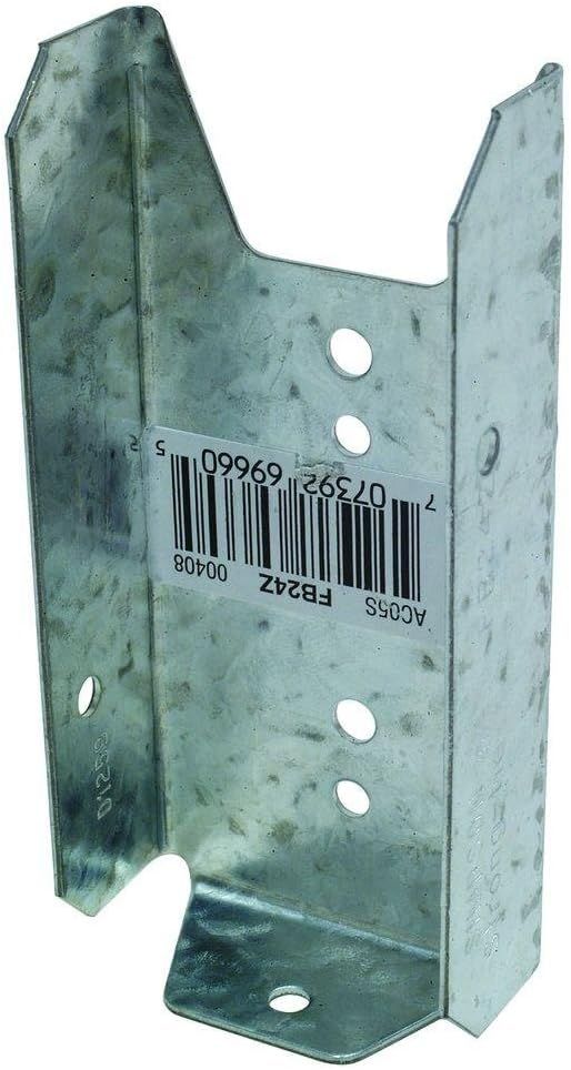Refurbished Simpson Strong Tie FBR24Z 2 4" Fence Bracket ZMAX - Reebelo US