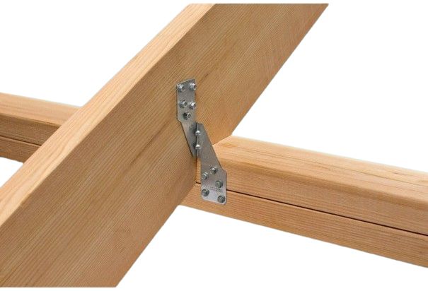 Refurbished Simpson Strong-Tie H2.5A 18-Gauge Galvanized Hurricane Tie (100-Pack) - Reebelo US