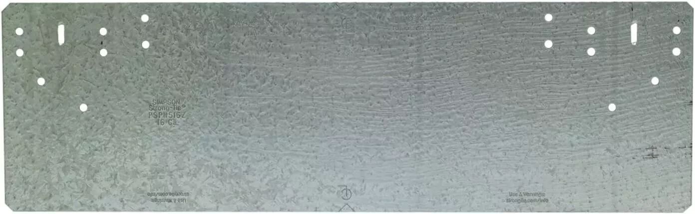 Refurbished Simpson Strong-Tie PSPN516Z Z-Max Nail Protection Plate - Reebelo US